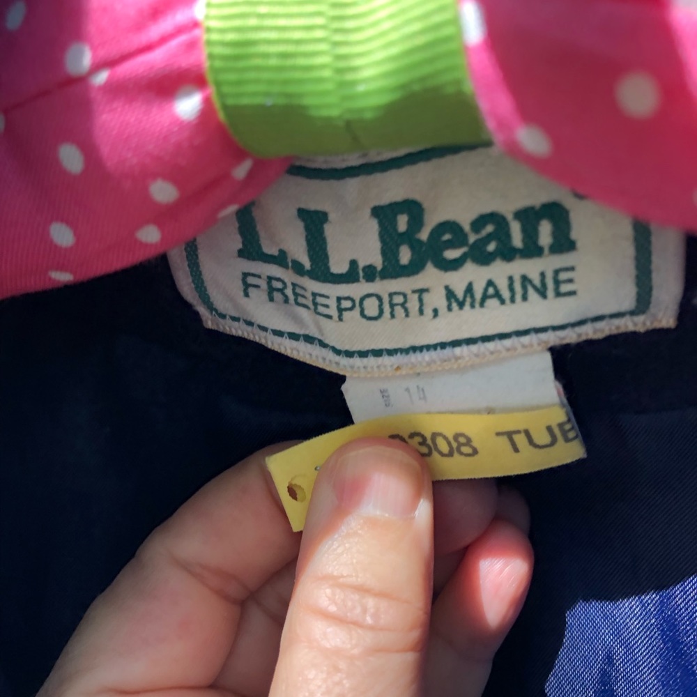 Vintage ladies LL Bean wool pea coat - Picture 4 of 8
